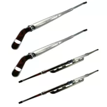 تیغه و بازویی  برف پاک کن خودرو مدل استیل کد DOUL-ST مناسب برای پراید بسته 4 عددی