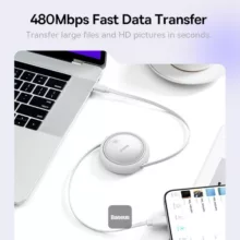 کابل USB-C باسئوس مدل CB000062 طول 1 متر