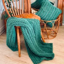 شال مبل مدل پافی طرح گندمی سایز 120×80 سانتی متر