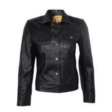 کت چرم زنانه چرمیران مدل FC1024