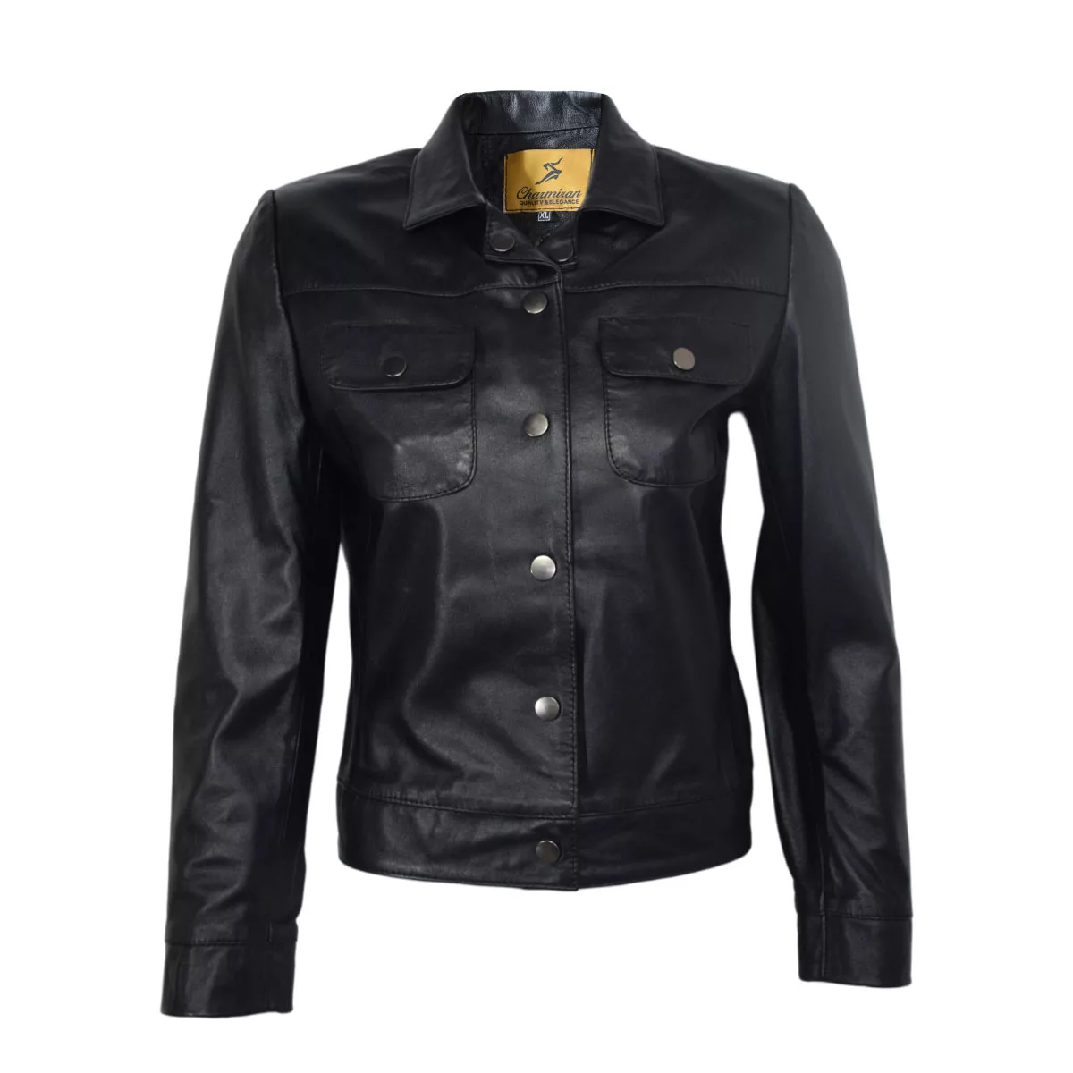 کت چرم زنانه چرمیران مدل FC1024