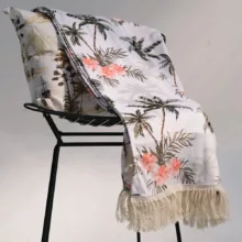 شال مبل مدل طبیعت هاوایی کد h2dh1018 سایز 100×180 سانتی متر