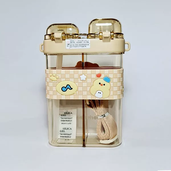 قمقمه کودک مدل دو مخزنه گنجایش 0.75 لیتر