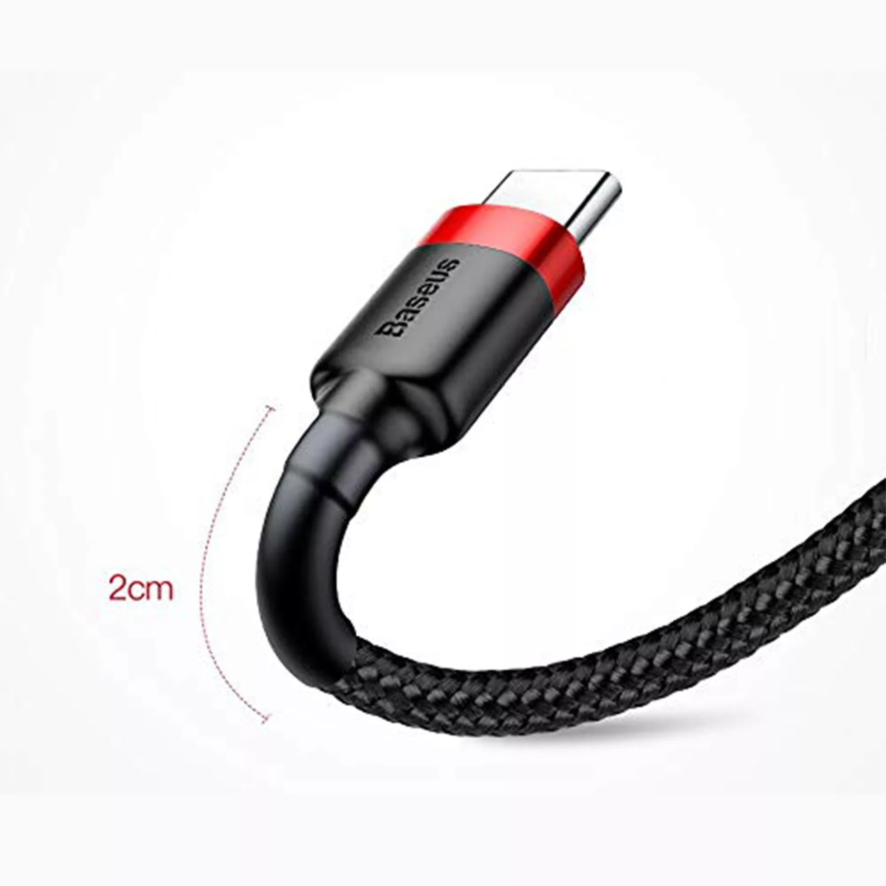 کابل تبدیل USB به USB-C باسئوس مدل CATKLF-U09 Cafule طول 3 متر