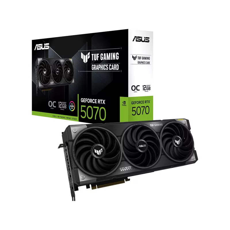 کارت گرافیک مبتنی بر NVIDIA ایسوس مدل TUF Gaming GeForce RTX™ 5070 12GB GDDR7 OC Edition