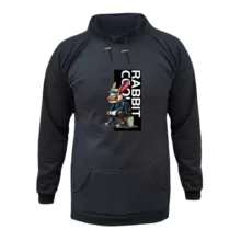 هودی زنانه مدل خرگوش‌ کد ۶ رنگ ذغال سنگی