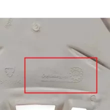 قالپاق چرخ خودرو صنعت ابوئی مدل Dan04 سایز 15 اینچ مناسب برای برلیانس H220 بسته 4 عددی