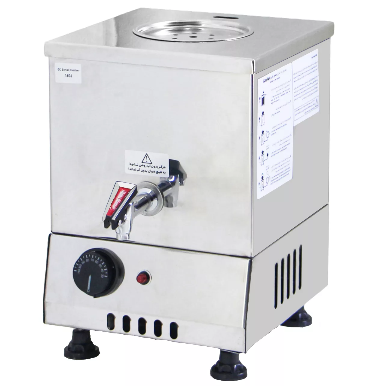 سماور برقی 1000 وات مدل 001 ظرفیت 10 لیتر