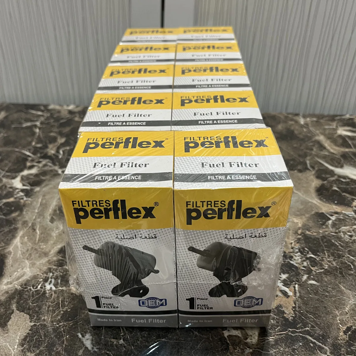 فیلتر بنزین پرفلوکس مدل poli kaj مناسب برای پراید بسته ده عددی