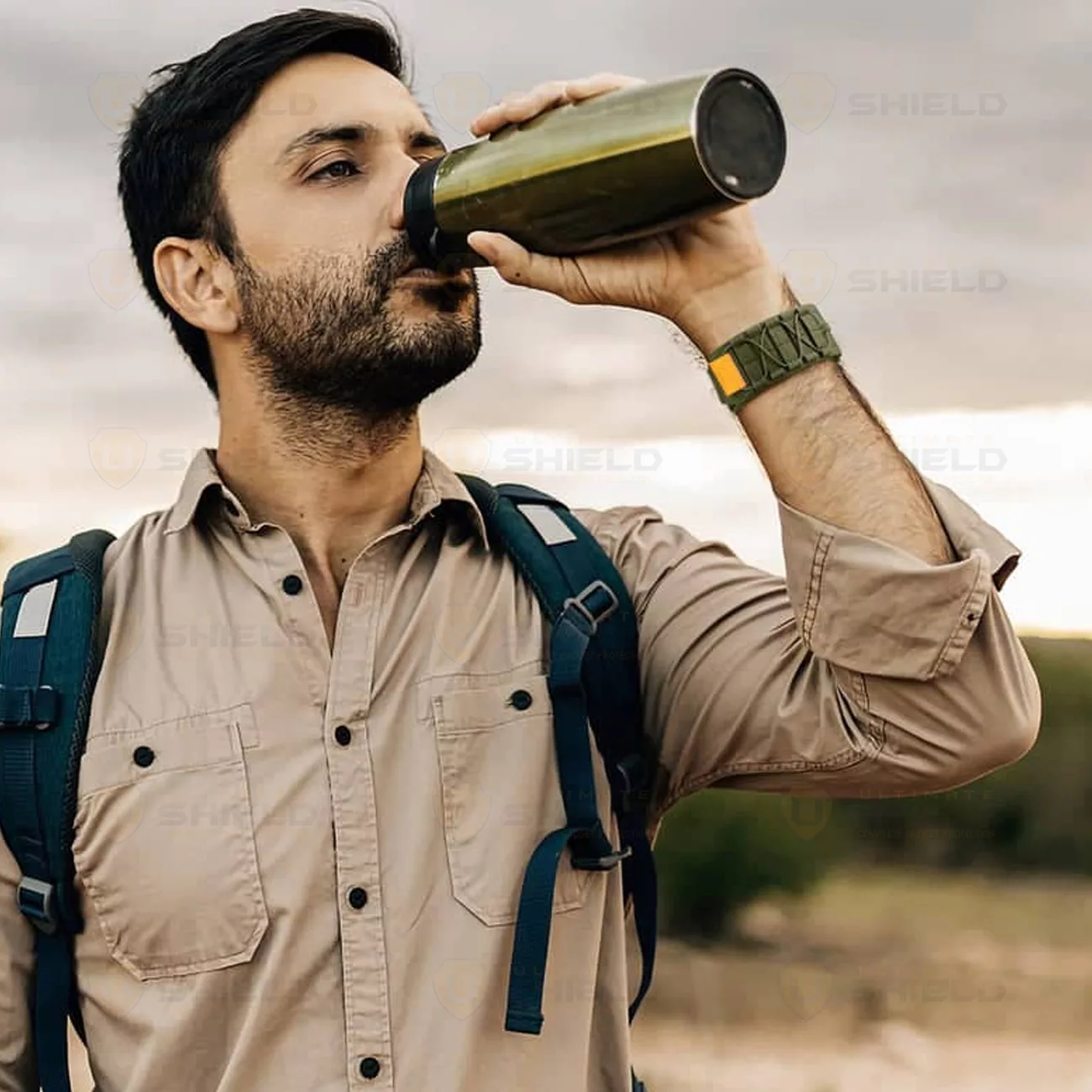 بند آلتیمیت شیلد مدل Nylon Cross مناسب برای اپل واچ 44 میلی متری سری SE 2