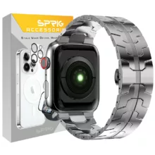 بند اسپریگ مدل Iron Man مناسب برای اپل واچ Ultra / Ultra 2 49mm