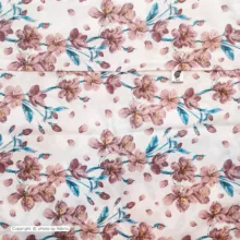 ملحفه آدنو مدل زنبق کد IR121 یک نفره سایز 140x240 سانتی متر