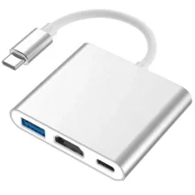 مبدل USB-C به USB-C / USB 3.0 / HDMI 4K  مدل Adapter 3 in1