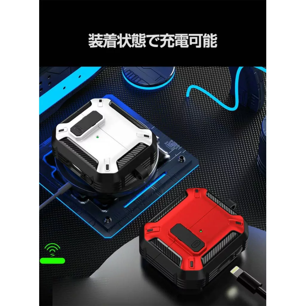 کاور اپیکوی مدل EggShell Carbon مناسب برای هدفون سامسونگ Galaxy Buds 3 / 3 Pro به همراه آویز