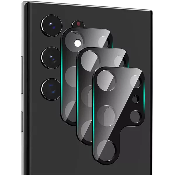 محافظ لنز دوربین بوف مدل 3DPro-G مناسب برای گوشی موبایل سامسونگ Galaxy S22 Ultra