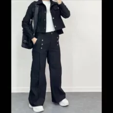 ست کت و شلوار زنانه مدل کارگو بنگال