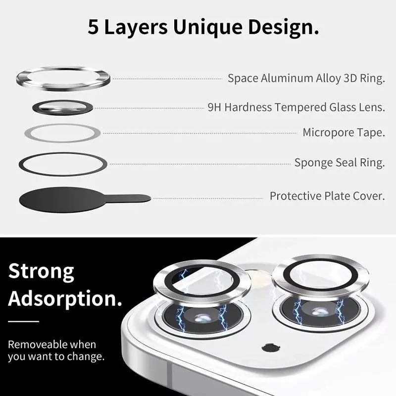 محافظ لنز دوربین اپیکوی مدل S Plus Lens مناسب برای گوشی موبایل اپل iPhone 17