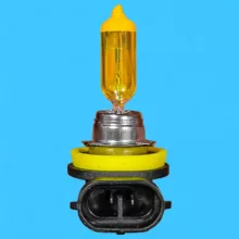 لامپ مه شکن چراغ جلو تک حالته بست یدک مدل Limo.YLW پایه H11 مناسب برای MG 550 بسته ۲ عددی