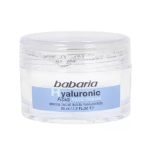 ژل ترمیم‌کننده صورت و گردن باباریا مدل Hyaluronic Acid مناسب برای انواع پوست حجم 50 میلی‌لیتر