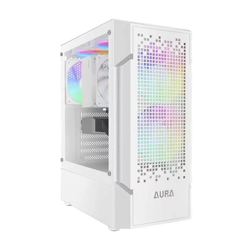 کیس کامپیوتر گیم دیاس مدل AURA GC7 WH ARGB