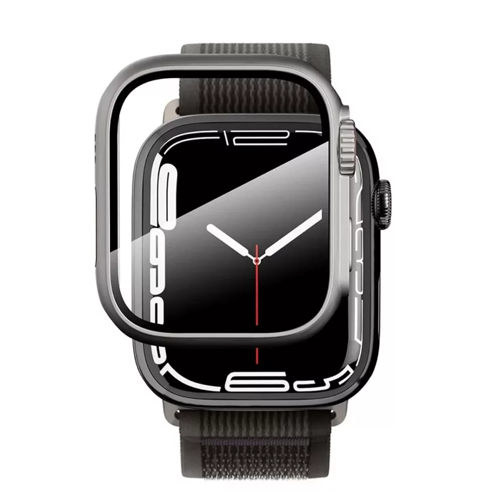 بند ساعت آکوآرا مدل Acero Ultra مناسب برای اپل واچ 44 میلیمتری سری SE 2022 Aluminum Case / SE 2021 Aluminum Case / 5 / 6 / SE به همراه کاور