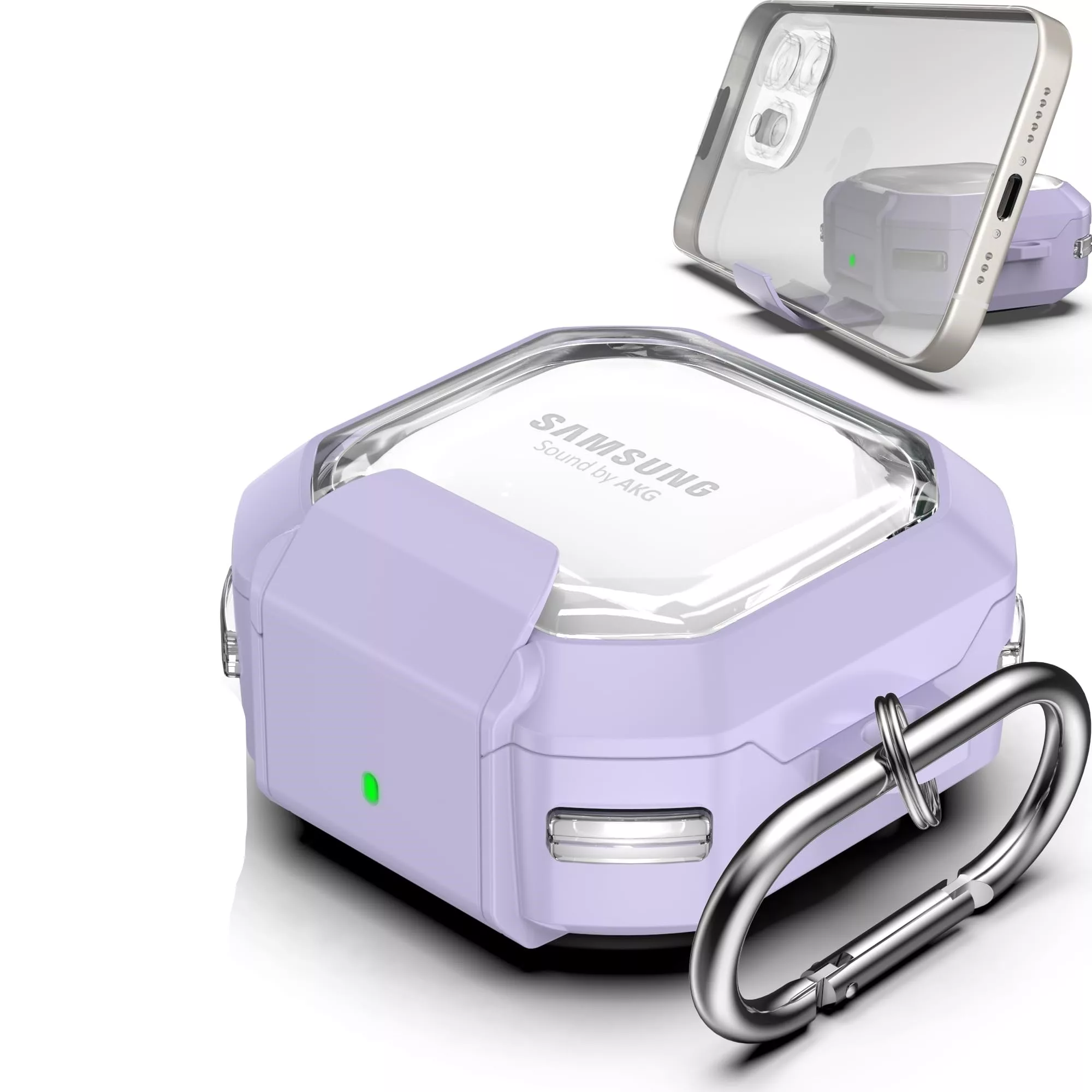 کاور مدل U.EHome استند دار مناسب برای کیس هندزفری بلوتوثی سامسونگ مدل Buds Pro