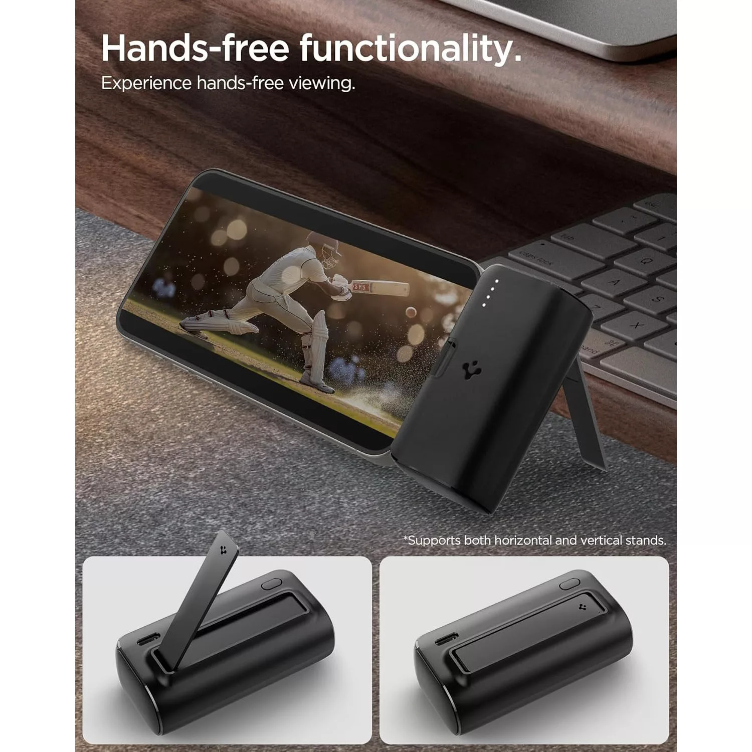 پاوربانک اسپیگن مدل EA2205 ظرفیت 5000 میلیآمپر ساعت