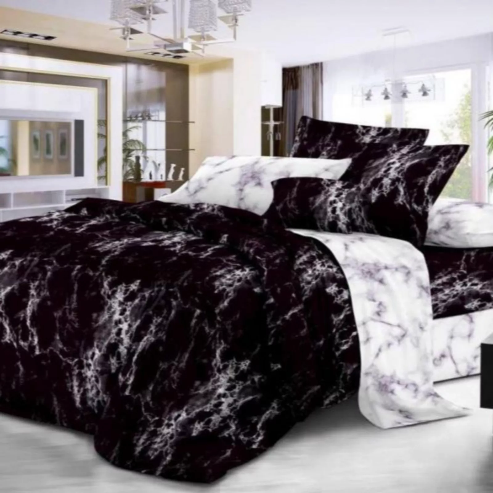 سرویس روتختی مدل ماربل niki.210.h25 کد 160 دو نفره شش تکه