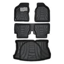 کفپوش سه بعدی خودرو پانیذ مدل MHLB مناسب برای کوییک به همراه کفپوش صندوق