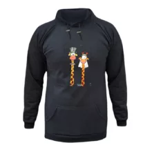 هودی زنانه مدل زرافه کد ۸ رنگ ذغال سنگی