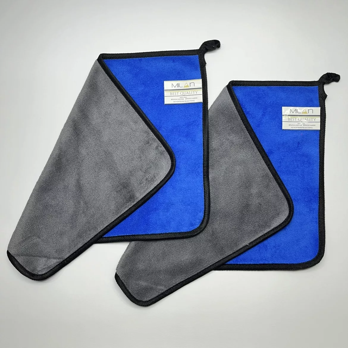 دستمال تمیز کننده LCD میلان مدل سوپر میکروفایبر پلاس بسته 2 عددی