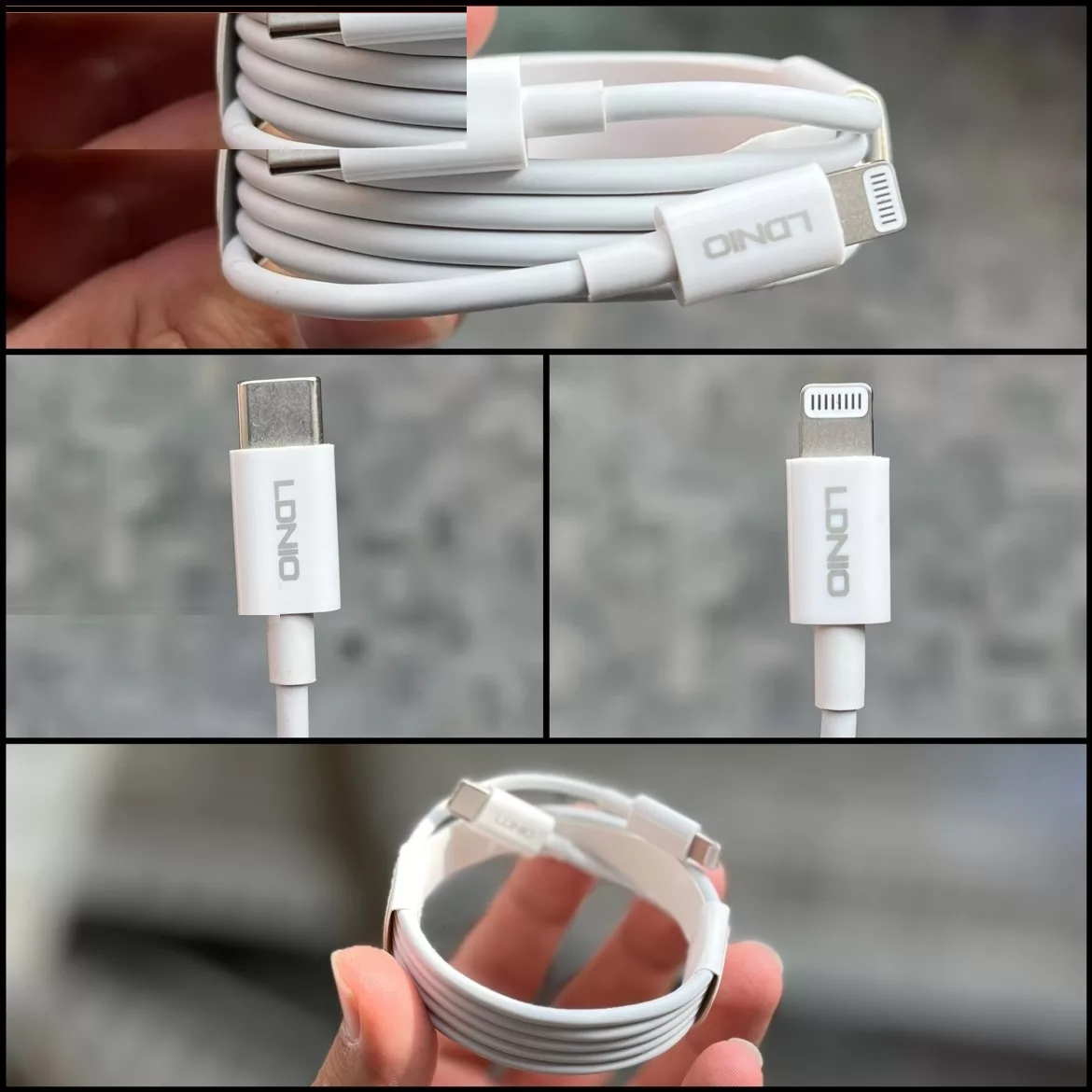 کابل تبدیل USB-C به لایتنینگ الدینیو مدل iphone-13 طول 1 متر