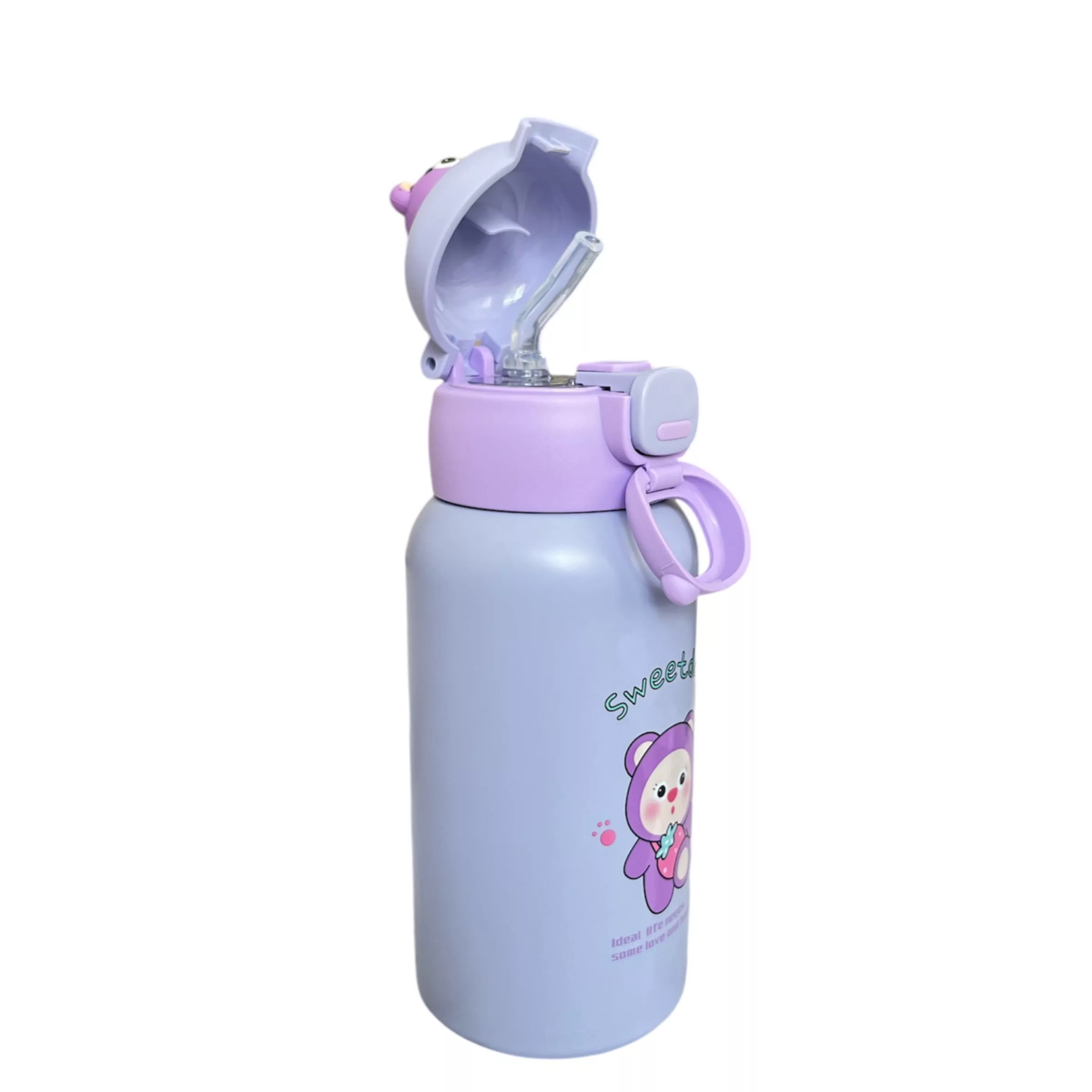 فلاسک کودک دو درب مدل تدی کد VT2721 گنجایش 0.5 لیتر