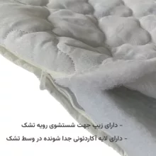 تشک مهمان اِسپی توره مدل رویال کد ET- 04 یکنفره سایز 90x190 سانتی‌متر