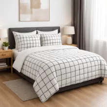 سرویس روتختی 2 نفر 6 تکه مدل چهارخونه