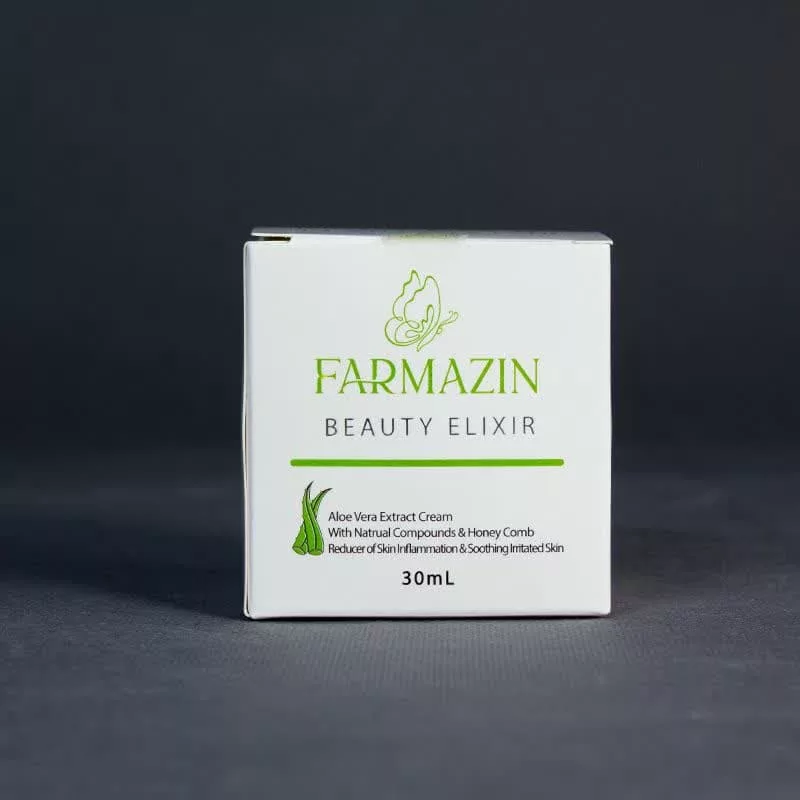 کرم مرطوب کننده دست و صورت فارمازین مدل آلوئه ورا مناسب برای پوست خشک حجم 30 میلی لیتر مجموعه دو عددی