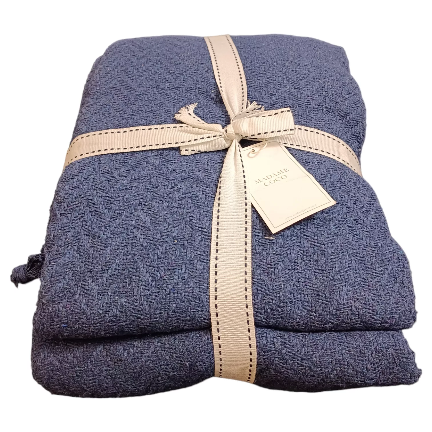 روتختی مادام کوکو مدل Stephane Lacivert Yatak Ortusu یک نفره سایز 220×160 سانتی متر