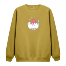 سویشرت زنانه مدل گربه و قلب