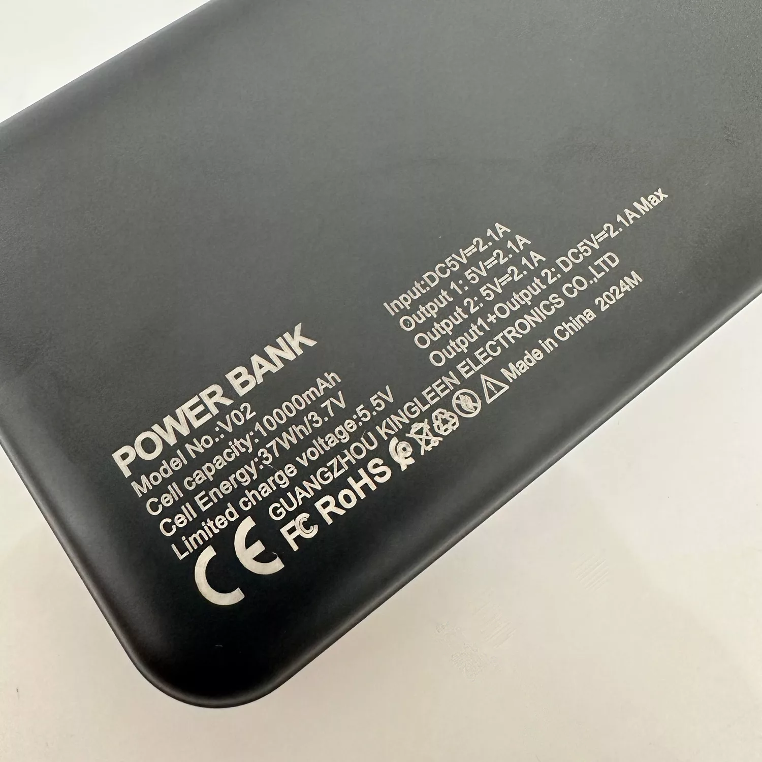 پاوربانک پی زد ایکس مدل V02 ظرفیت 10000 میلی آمپر ساعت