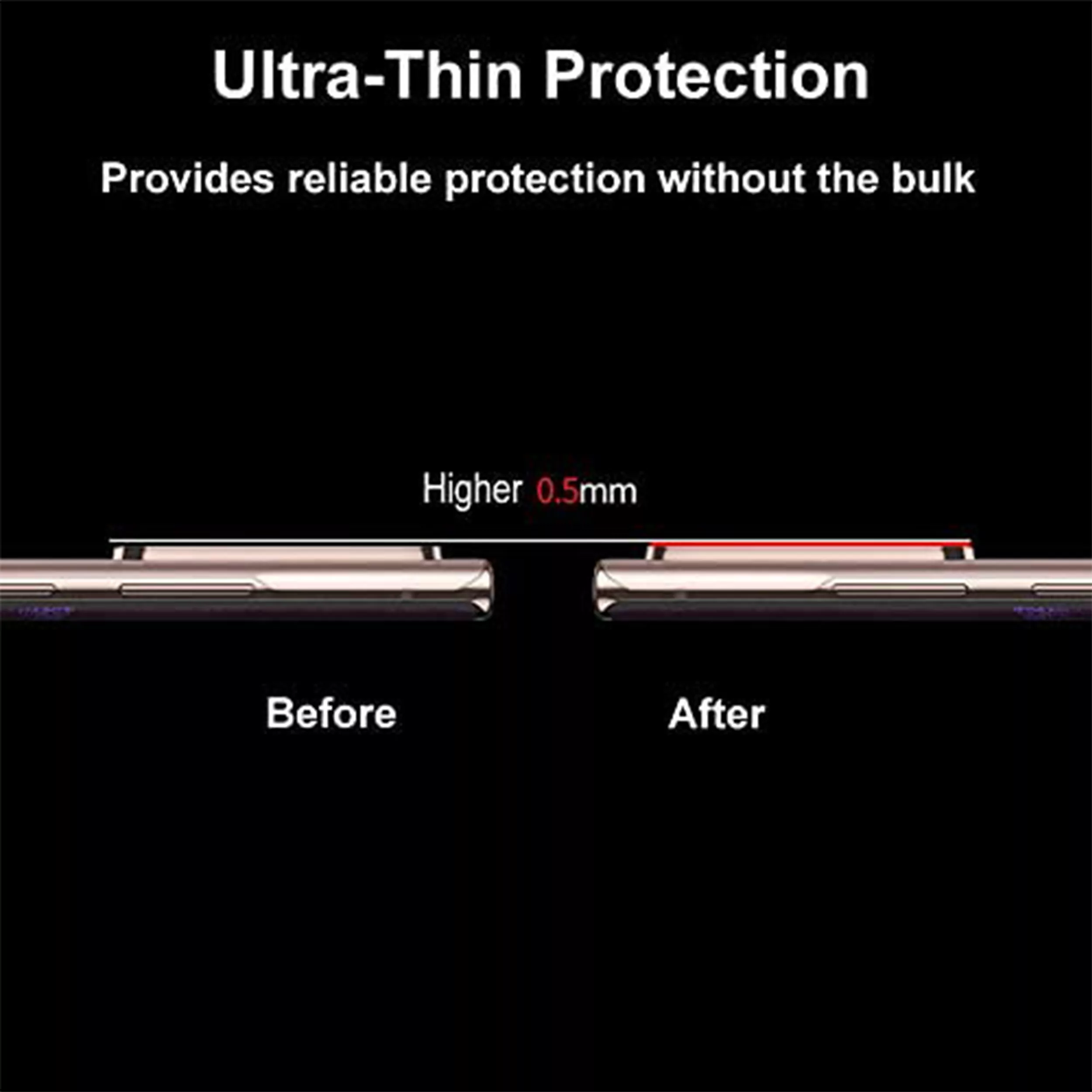 محافظ لنز دوربین بوف مدل 3DColorLenz-G مناسب برای گوشی موبایل سامسونگ Galaxy Note 20 Ultra