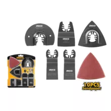 لوازم جانبی ابزار همه کاره اینکو مدل AKTMT1502-15-pcs/set مجموعه 15 عددی