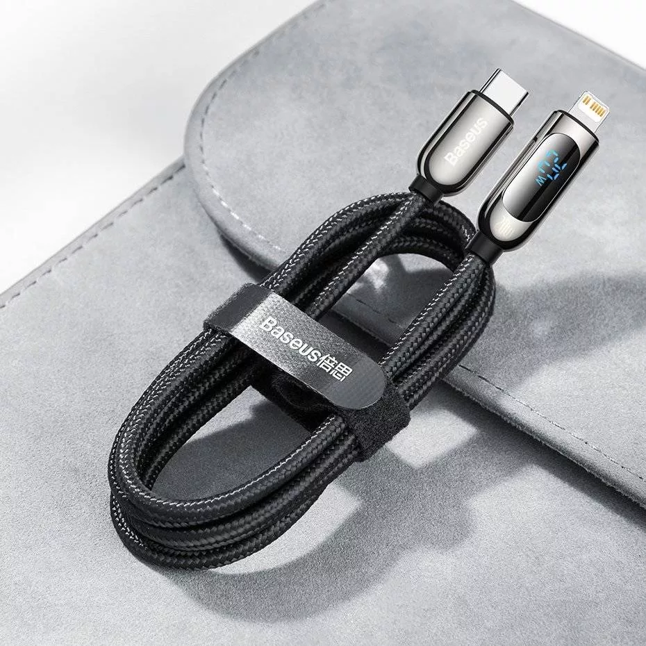 کابل تبدیل  USB-C به لایتنینگ باسئوس مدل Display Fast Charging-20w طول 1 متر