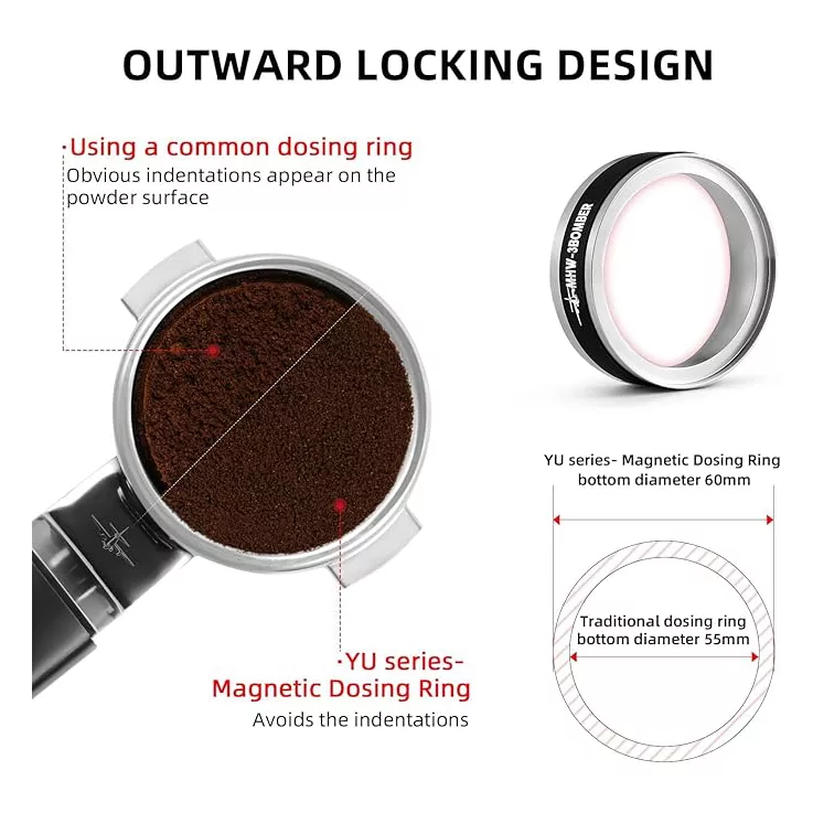 فانل اسپرسوساز ام اچ دبلیو تری بمبر مدل YU Series Magnetic Dosing Ring