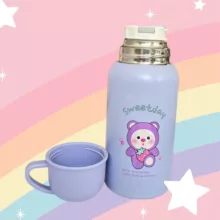 فلاسک کودک دو درب مدل تدی کد VT2721 گنجایش 0.5 لیتر