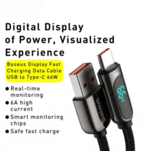 کابل تبدیل USB به USB-C باسئوس مدل CASX020001 طول 1 متر