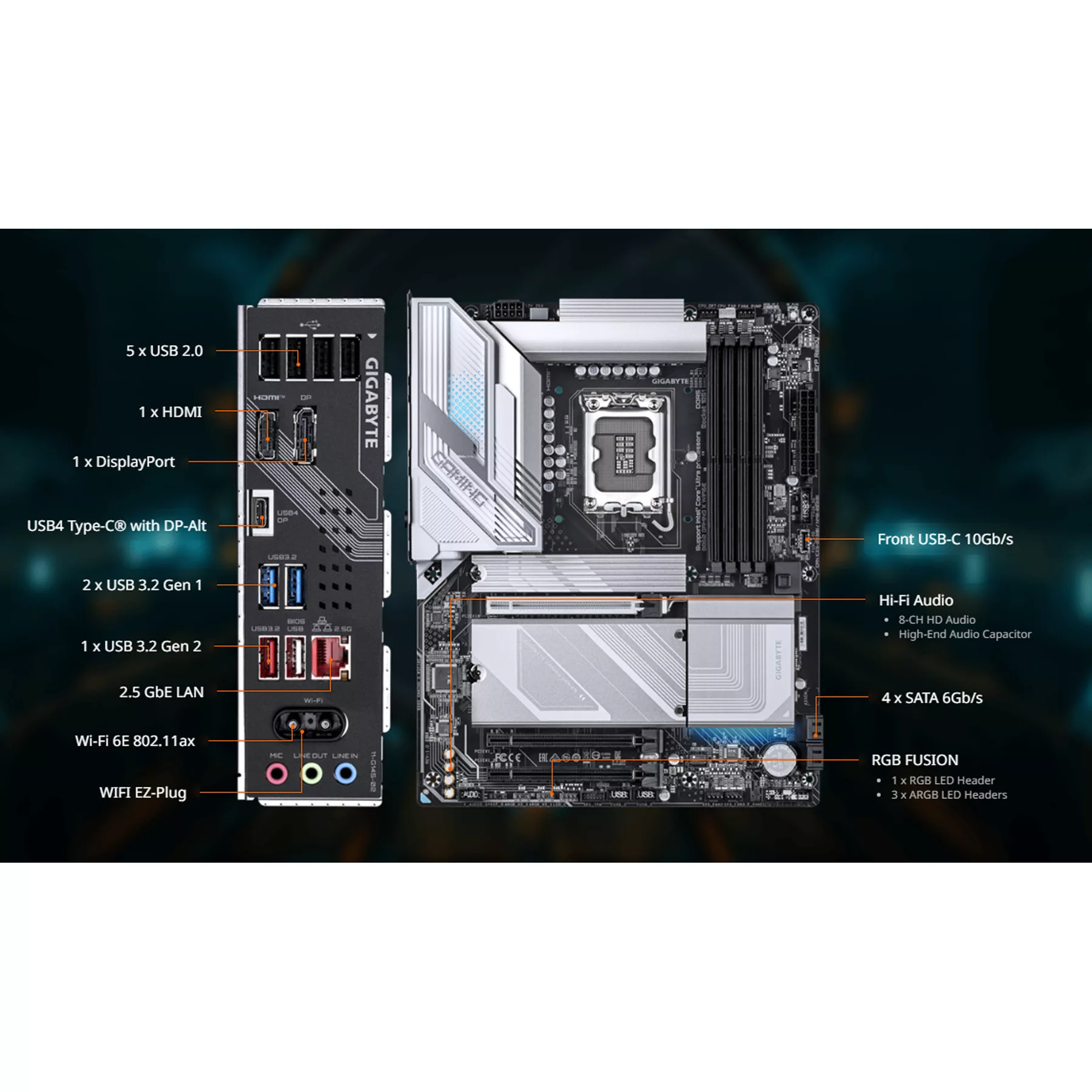 مادربرد گیگابایت مدل B860 GAMING X WIFI6E