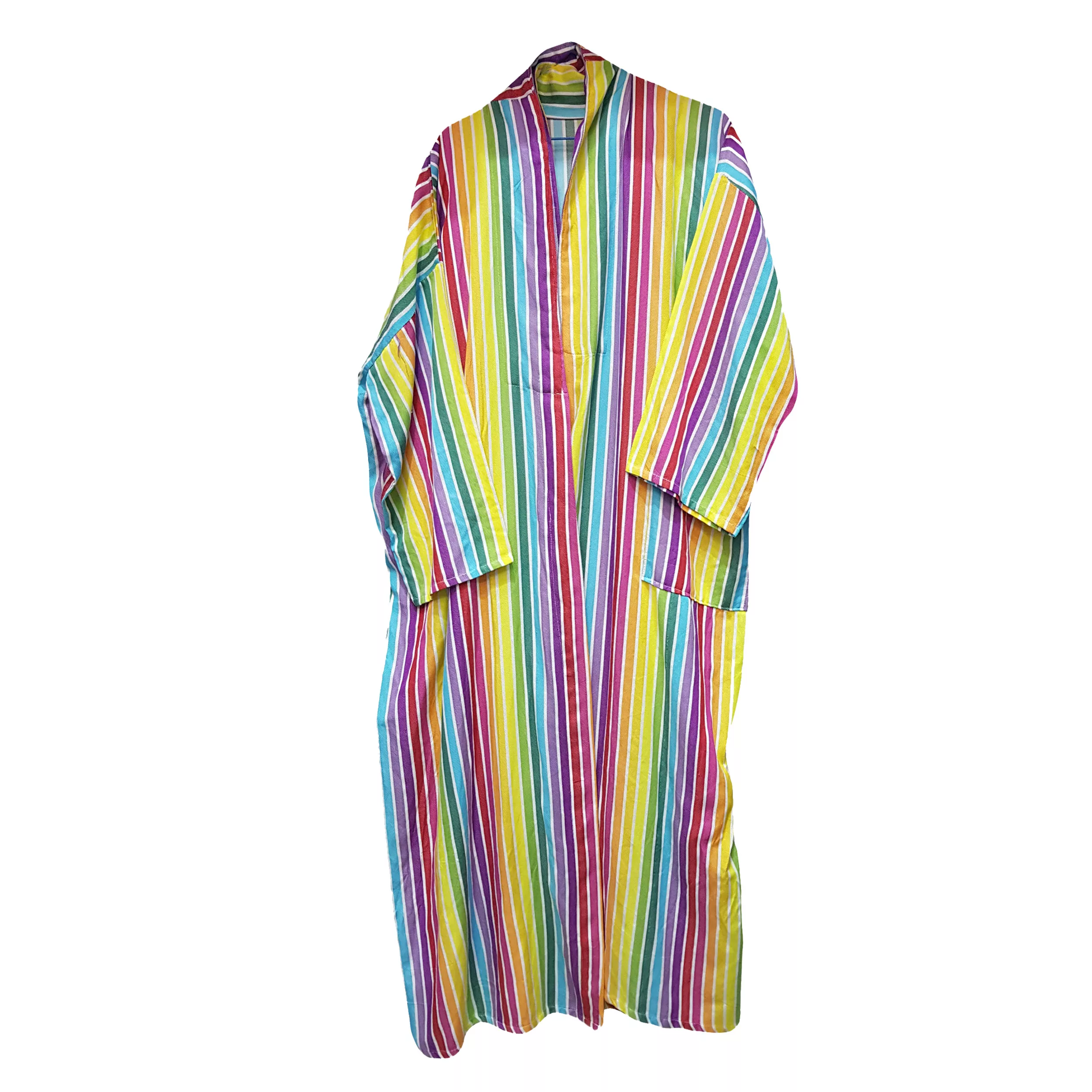 حوله پالتویی کودک نساجی هنر یزد مدل rainbow سایز 90