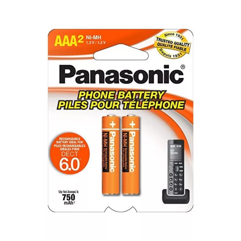 باتری نیم قلمی قابل شارژ پاناسونیک کد p98 بسته 20 عددی
