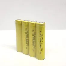 باتری نیم قلمی قابل شارژ سولونیکس مدل صنعتی 300mAh سرتخت مجموعه 20 عددی