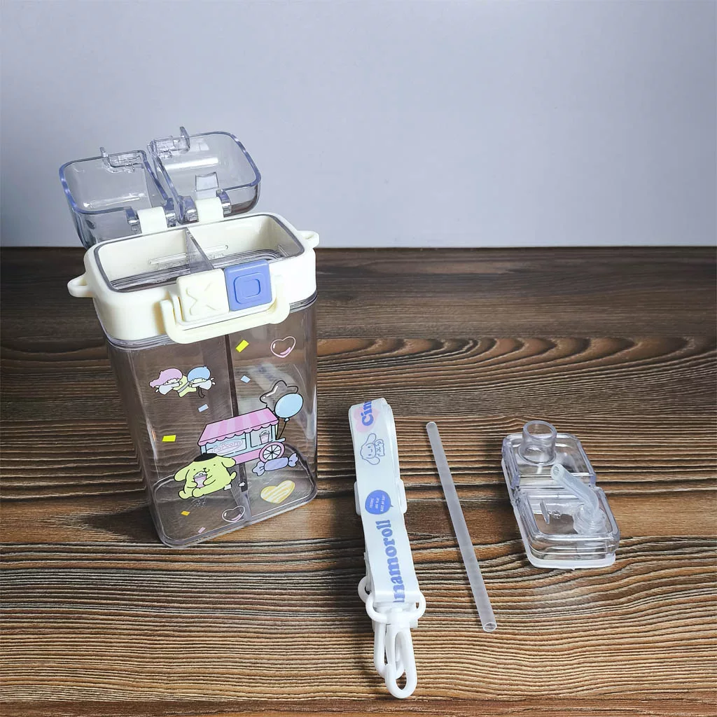 قمقمه کودک مدل دو مخزنه طرح پام پام پورین گنجایش 0.52 لیتر